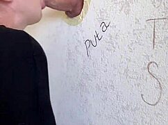 I found a gloryhole and got my cock sucked in public.