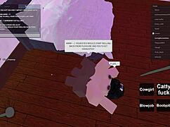 Latina whore gets roughly fucked by big black cock in Roblox style.
