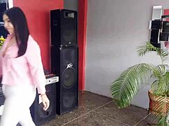 did you know i fucked the neighbor's pussy at work? she bent over, curvy and tattooed, moaning to orgasm