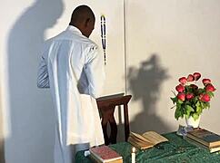 Holy! Reverend sister confesses sins and gets pounded hard