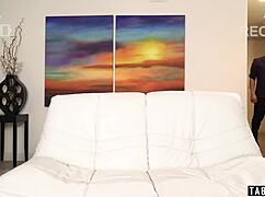 Filthy Slut Shows Off Skills to Please Her Big Cock Boyfriend.