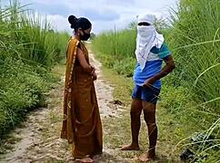 I watched my Indian wife getting assfucked hard in the village ranch, and it went viral with doggystyle anal sex.