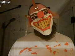 pissy the clown roleplays in shower with domination