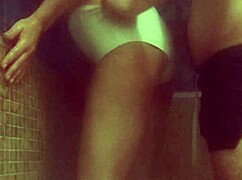 hard fucking in the sauna with that hot latina babe