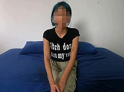 oh dios, esta flaquita apenas legal ya quiere follar 😍