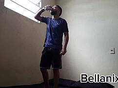 i asked my neighbor to fix the window, but he ended up fucking me quick in the bedroom