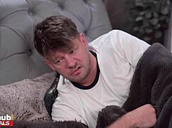 freaky girlfriend pranks boyfriend with fake cock blowjob!