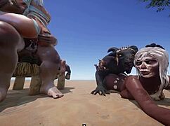 Wild Life Orgy With Wet Sluts Getting Nailed in HD 100 FPS!