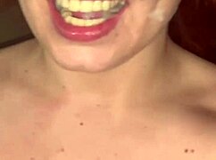 mature redhead milf getting cum in mouth facials compilation