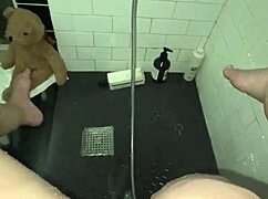 check this out, young elite Saudi girl Arabian SnowWhite with perfect body masturbates her tight teen pussy in the shower!