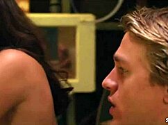 Lizzy Caplan gives a blowjob in Frankie Boom.