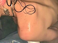 Smoking hot blowjob in shower with neighbor’s skinny wife! 🚿