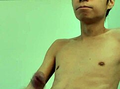 Young Man Engages in Intense Solo Wanking to Celebrate the New Year