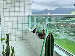 Latina Employee Teases With Short Skirt And Perfect Ass