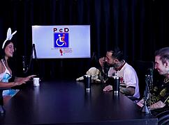 Damn, Tifany Rocha's crazy outdoor SWING with huge cock and plug!