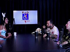 Damn, Tifany Rocha's crazy outdoor SWING with huge cock and plug!