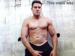 Yuri Gaúcho Brazilian Bear Strokes Big Cock to Cumload