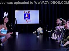 Damn, Tifany Rocha's crazy outdoor SWING with huge cock and plug!