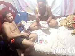 Leo Ogro pays for a snack and drills young Myllena Rios hard and deep