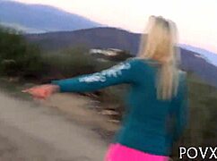 Filthy teen pussy gets fully exposed on camera for a wild view