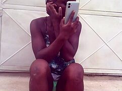 crazybitch continued twerking in clothes till she decides to twerk naked