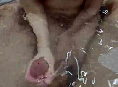 Bath Handjob Turns Into Steamy Underwater Cumshot Explosion