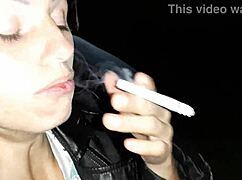 Hey, I shared a smoke with that stranger girl before diving into her pussy