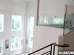 Ebony muslim teen loses virginity to american guy