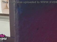 Watch Your Neighbor's Big Tits in the Shower!