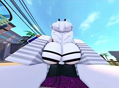 Proto Snow's big tits and ass compilation with cumshots.