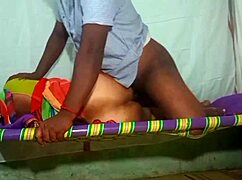 tamil saree aunty bent over for doggy style in homemade clip