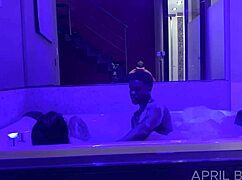 My BBC lover dominates my mouth while I swallow in front of my husband