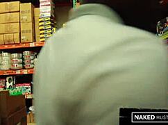 curly haired latina college girl sucking black dick in public for fun