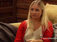 Busty Slave Fingered By Mistress!