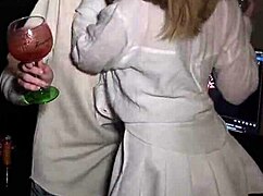 fucked busty girlfriend hard at college party. she squirted all over the place.