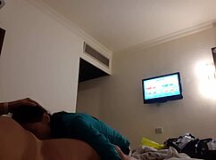 I fucked my girlfriend in the mouth in the hotel room