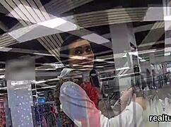 Luscious Czech Chick Seduced in Mall for Steamy POV Action