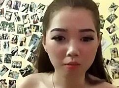 beautiful fresh woman with big tits and sexy asian features