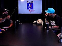 he pulls cum off the women, discovering they're half-brothers despite being married