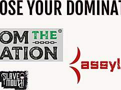 teen in snow bondage session