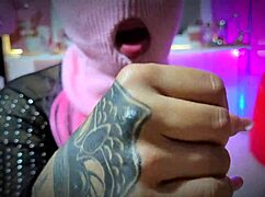 Girlfriend Milking Lactating Babe with Handjob Massage Until Last Drop