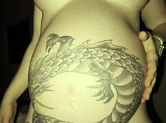 Albino Woman Pregnant Nine Months Cumming On Lover's Black Cock!