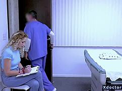 doctor got me so hot touching my tits and butt for wild banging.