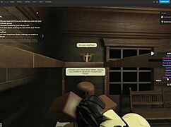 rough fucking a hot whore with monster black cock in roblox