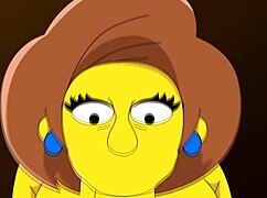 Edna's classroom turns wild in Simpsons porn parody