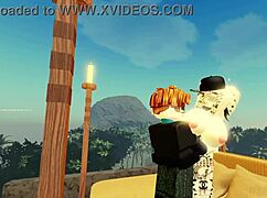 Lucky Bacon gets rough with a cute girl after she teases him in Roblox! 😏💥