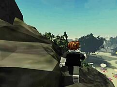 Lucky Bacon gets rough with a cute girl after she teases him in Roblox! 😏💥