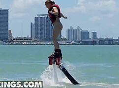 Angela White And Friends Enjoy A Boat Ride!
