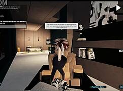 Slut Feels Intense Pleasure In Gangbang Session Bent Over In Roblox Condo