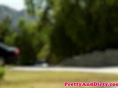 Hey, can this cockloving beauty take a huge dick like that?